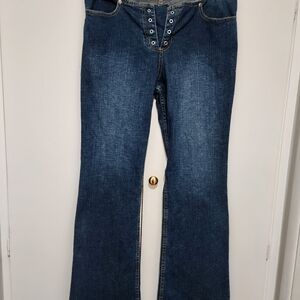 Stylish Indigo Flare Women's Jeans